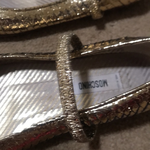 ⚡️FINAL PRICE⚡️ Moschino Vintage Gold Ballet Flats - Picture 13 of 15
